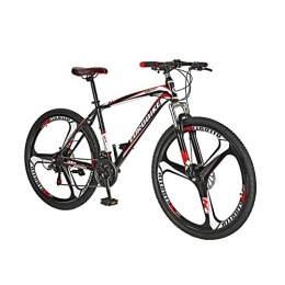 Hybike vélo Hybike VTT HYX1 27, 5" 3 rayons Roues 21 vitesses Vélo de montagne Double frein à disque Noir