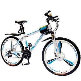 Kays Vélos de montagnes Kays VTT Vélo de Montagne 26" Mountain Bicycles 21 / 24 / 27 Vitesse Femmes / Hommes VTT Carbone Légère Armature en Acier À Double Suspension De Frein À Disque (Color : White, Size : 21speed)