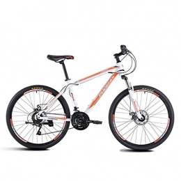 Kays vélo Kays VTT Vélo de Montagne Mountain Bike, 26 Pouces Hommes / Femmes Vélos Hard-Queue, Cadre en Acier Au Carbone, Double Disque De Frein Et La Fourche Avant, 21 Vitesse (Color : Orange)