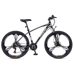 Kays vélo Kays VTT Vélo de Montagne Mountain Bike, Cadre en Acier Au Carbone Hommes / Femmes Vélos Semi-Rigide, Suspension Double Disque De Frein Avant, 26 / 27, 5 Pouces Roue (Color : Black, Size : 26inch)