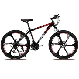 Kays Vélos de montagnes Kays VTT Vélo de Montagne VTT 26" Femmes / Hommes VTT Vélo 21 / 24 / 27 Cadre en Acier Au Carbone Délais Disque De Frein Avant Suspension (Color : Black, Size : 24speed)