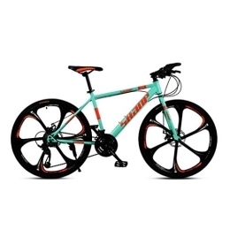 Kays vélo Kays VTT Vélo de Montagne VTT, 26 Pouces Dur Queue Montagne vélo, Double Disque et Frein Suspension Avant Fourche, Roues en Alliage (Color : Green, Size : 24-Speed)