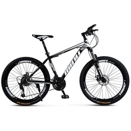 Kays vélo Kays VTT Vélo de Montagne VTT, 26 Pouces Femmes / Hommes Montagne Vélos Cadre en Acier Au Carbone 21 / 24 / 27 / 30 Suspension Avant Disque Délais Frein (Color : Black, Size : 30speed)