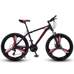 Kays vélo Kays VTT Vélo de Montagne VTT, 26 Pouces Roue, Cadre en Acier Au Carbone Hommes / Femmes Hardtail Montagne Vélos, Double Disque De Frein Et La Fourche Avant (Color : Red, Size : 27-Speed)