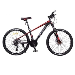 Kays vélo Kays VTT Vélo de Montagne VTT, 26 Pouces Vélos Unisexe Roues, Cadre en Alliage D'aluminium Dur Queue Vélo, 27 Suspension Avant À Deux Vitesses Frein À Disque (Color : Red)