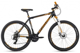 KS Cycling Vélos de montagnes KS Cycling Mixte - VTT Hardtail 27.5" Compound Noir / Orange RH 51cm 27.5"