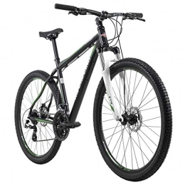 KS Cycling Vélos de montagnes KS Cycling Mixte - VTT Hardtail 29" Sharp Noir Vert RH 43cm 29"