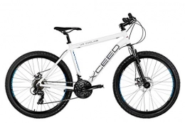 KS Cycling Vélos de montagnes KS Cycling VTT Semi-Rigide 26" Aluminium Xceed Blanc TC 48 cm Adulte Unisexe, 48
