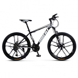 KYH vélo KYH Mountain Bike 24 / 27 / 30 à Deux Vitesses Freins à Disques Shock Absorption à Vitesse Variable VTT Une Roue De Bicyclette (10 Cutter Wheels) black-21 Speed