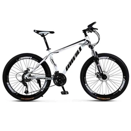 LILIS vélo LILIS Vélo VTT, VTT en Aluminium Vélo VTT Adulte Hommes VTT Lumière Route Vélos Femmes 24 Pouces Roues réglable Vitesse Double Frein à Disque (Color : White, Size : 27 Speed)