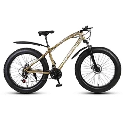 LILIS vélo LILIS Vélo VTT, VTT en Aluminium Vélo VTT Adulte Plage Vélo Motoneige Vélos VTT for Les Hommes et Les Femmes 26En Roues Double Disque de Frein (Color : Gold, Size : 27 Speed)