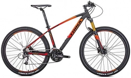 LIYONG Vélos de montagnes LIYONG Super vlo de Vitesse du Vent!VTT Adulte 27 Changement de Vitesse 27, 5 Pouces Gros pneus vlos Cadre en Aluminium VTT Semi-Rigide avec Freins Disque orange-Orange-SD010