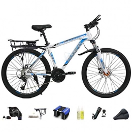 LWZ vélo LWZ 26 Pouces Roue 27 Vitesses VTT vélo léger Adulte étudiant vélos de Route VTT Semi-Rigide Double Frein à Disque Absorption des Chocs vélos d'exercice