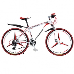 MAG.AL Vélos de montagnes MAG.AL Adulte VTT Vélos, Lumière Double Frein à Disque VéLo De Montagne, 26 Pouces Mountain Bike, Cadre en Alliage D'aluminium Mountain Bike pour Filles, garçons, Hommes et Femmes, B, 21 Vitesses