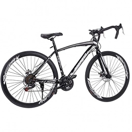 MAG.AL Vélos de montagnes MAG.AL Courses Adulte VéLo De Montagne, Sport Poids Léger D'extérieur VTT, Double Frein à Disque VéLos De Route Mountain Bike, Vélo pour Garçons, Filles, Femme et Homme, Noir