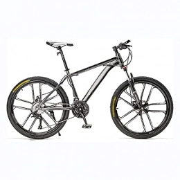 MAG.AL vélo MAG.AL D'extérieur Sport VTT Vélos, Double Frein à Disque VéLo De Montagne, Strong Cadre en Acier VéLos De Route, 26 Pouces Mountain Bike, Vélo pour Garçons, Filles, Femme et Homme, 30 Vitesses