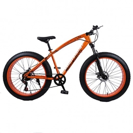 MAG.AL Vélos de montagnes MAG.AL Gros Pneu VTT Vélos, Vélo de Montagne pour Hommes et Femmes Adultes, Frein à Disque Avant et arrière VéLos De Route, Double Frein à Disque Mountain Bike, A, 24 Vitesses