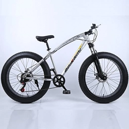 MAG.AL Vélos de montagnes MAG.AL Gros Pneu VTT Vélos, Vélo de Montagne pour Hommes et Femmes Adultes, Frein à Disque Avant et arrière VéLos De Route, Double Frein à Disque Mountain Bike, C, 21 Vitesses