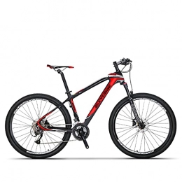 MAG.AL vélo MAG.AL Vélo de Montagne Adulte, Fibre de Carbone VTT Vélos, 27.5 Pouces Double Frein à Disque VéLos De Route Mountain Bike, Vélo pour La Ville Et Les Trajets Quotidien, A, 21 Vitesses