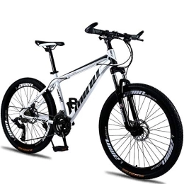 MATTE vélo MATTE 26 Pouces Adultes Mountain Bikes avec Cadre en Acier Haute teneur en Carbone 21 Vitesses Freins à Disque Double Gears Vélo de Montagne, Confortable Outroad No-Slip Racing Cyclisme