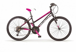 MBM vélo MBM Vélo District pour Femmes, Cadre en Acier, Deux Couleurs Disponibles (Noir Mat / Fuchsia Neon, H30 avec Pneu 20")