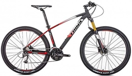 MKWEY Vélos de montagnes MKWEY 27, 5 Pouces de VTT, Adulte 27 Vitesses Big Wheels Alpine Mountain Bike, Cadre en Aluminium, Hardtail vélo VTT, vélos antidérapants pour Hommes, Femmes, Grey