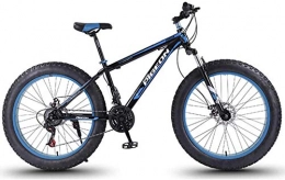 MKWEY Vélos de montagnes MKWEY VTT Homme 27.5 Pouces, Fat Tire Bikes, 24 Vitesse VéLo Cadre en Acier Haute Teneur en Carbone VéLo, VéLo Femmes Tous Terrain avec Disque Hydraulique