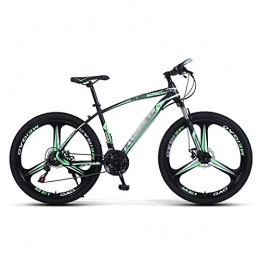 MQJ Vélos de montagnes MQJ 26 Pouces Vtt Vélo Tout-Terrain Avec Suspension Avant Adultes Vélo de Route Pour Les Hommes Ou Les Femmes / Vert / 21 Vitesse