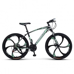 MQJ vélo MQJ 26 Pouces Vtt Vélo Tout-Terrain Avec Suspension Avant À Double Disque de Frein Adulte Vélo de Route Pour Les Hommes Ou Les Femmes / Vert / 27 Vitesse