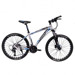 MUYU vélo MUYU Alliage D'aluminium Vélo Adulte 27 Vitesses À Double Disque pour Hommes Et Femmes VTT, Blue