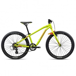  Vélos de montagnes Orbea L007 MX 24 Dirt VTT Hardtail 7 vitesses 30 cm 24" Jaune fluo – Rouge