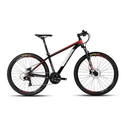 PXQ vélo PXQ Adultes VTT 26 / 27, 5 Pouces Shimano M310-24Vitesses vélos Tout-Terrain avec Amortisseur et Frein à Disque hydraulique, vélo en Alliage d'aluminium ultraléger, Red, 27.5"*15.5