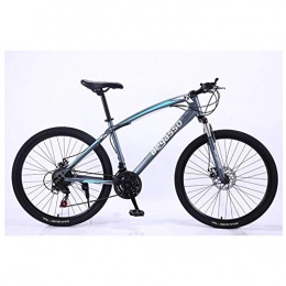 LHQ-HQ Vélos de montagnes QGL-HQ Sports de Plein air 26 « » Aluminium de vélo de Montagne avec 17 « » Cadre Discbrake 2130 Vitesses, Suspension Avant Sports de Plein air Mountain Bike (Color : Grey, Size : 30 Speed)