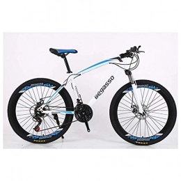 LHQ-HQ Vélos de montagnes QGL-HQ Sports de Plein air Vélos 26" VTT 2130 HighCarbon Cadre en Acier délais Shock Absorption Vélo de Montagne Sports de Plein air Mountain Bike (Color : White, Size : 21 Speed)