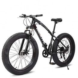 LYRWISHJD vélo Queue douce Montagne Trail Bikes haute en acier au carbone Outroad Vélos Vélos d'exercice avec 4, 0 pouces pneu large for Étudiant Cross Sports Fitness Pays ( Size : 26inch , 速度 Speed : 21 Speed )
