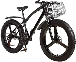 RDJM vélo RDJM VTT Electrique Fat Tire Hommes Outroad Mountain Bike, 3 Spoke 26 Double Disque de Frein de vélo Bicycle for Adultes Ados