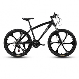 SOAR Vélos de montagnes SOAR Vélo de Montagne Adulte Vélo Adulte VTT VTT Route Vélos for Hommes et Femmes 26En Roues Double Vitesse réglable Frein à Disque (Color : Black, Size : 27 Speed)