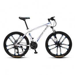 T-Day vélo T-Day VTT Vélo Mountainbike Vélo De Montagne 26 Pouces 27 Vitesses Dual Disc Frein Vélo Vélos pour Hommes Femme Adulte Et Adolescence(Size:27 Speed, Color:Bleu)