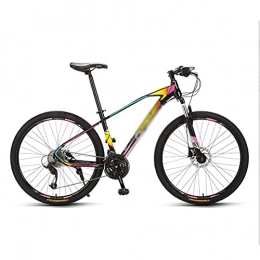 T-Day Vélos de montagnes T-Day VTT Vélo Mountainbike Vélo De Montagne 26 Pouces Cadre en Aluminium 27speed ​​avec La Fourche De Suspension à Double Disque pour Hommes pour Hommes Femme Adulte Et Adolescents(Color:B)