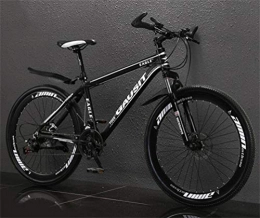 Tbagem-Yjr Vélos de montagnes Tbagem-Yjr 26 Pouces Absorption Mountain Bike Shock Ville De Banlieue Hardtail Vélo, Unisexe (Color : Black White, Size : 24 Speed)