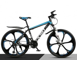 Tbagem-Yjr Vélos de montagnes Tbagem-Yjr 26 Pouces Équitation Double Suspension VTT Amortissement, Hommes Vélo VTT for Adultes (Color : Black Blue, Size : 27 Speed)