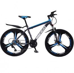 Tbagem-Yjr Vélos de montagnes Tbagem-Yjr Acier-Carbone VTT - Suspension Double Banlieue Ville Hardtail Vélo (Color : Black Blue, Size : 27 Speed)