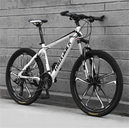Tbagem-Yjr Vélos de montagnes Tbagem-Yjr Amortissement VTT Équitation, 26 Pouces Vélo De Route De La Ville for Les Adultes Sports Loisirs (Color : White Black, Size : 30 Speed)