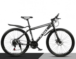 Tbagem-Yjr vélo Tbagem-Yjr Haute en Acier Au Carbone Mountain Bike, 26 Roues Pouces Unisexe Vélo Ville Hardtail Vélo (Color : Black, Size : 27 Speed)