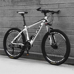 Tbagem-Yjr Vélos de montagnes Tbagem-Yjr VTT, 26 Pouces À Double Suspension Sports Loisirs Vélo De Route De La Ville (Color : White Black, Size : 27 Speed)