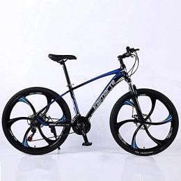 VANYA vélo VANYA VTT 24 / 26 Pouces 27 Vitesse d'absorption de Choc en Alliage d'aluminium à Vitesse Variable monopièce Rim vélo, Bleu, 24inches