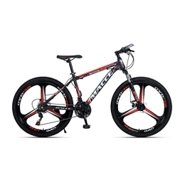 VIIPOO Vélos de montagnes VIIPOO Vélo Montagne 24 / 27" pour Homme, Cadre en Aluminium léger, Suspension Avant Freins Disque Daul Vélos pour Hommes Vélos Montagne pour Adultes, Red-26‘’ / 21 Speed