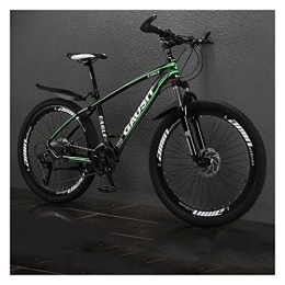 VIIPOO vélo VIIPOO Vélo Montagne Adultes 26 Pouces, Montagne Semi Rigide, Suspension Avant vélo Route Montagne Alliage d'aluminium, vélo avec Frein Disque pour Hommes ou Femmes, Green-24 Speed