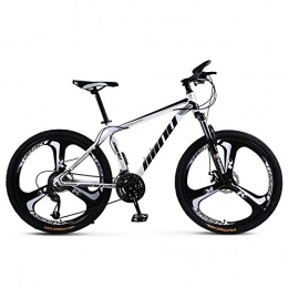 peipei Vélos de montagnes Vlo de Montagne 26 Pouces 27 Vitesses Une Roue Cross Country vlo Vitesse Variable tudiant Masculin vlo d'absorption des Chocs-Trois Couteaux Blanc_27