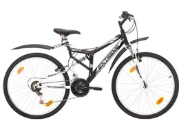 VTT vélo VTT 26'' Tout Suspendu - 18 Vitesses - Freins V-Brake + Garde Boue